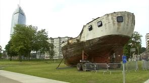 Bateau-vivre: oeuvre participante à  Liège souffle vert 2016 