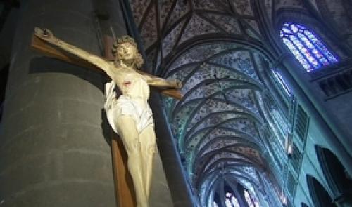 Huy : le maître-sculpteur Balthazar exposé à la collégiale Notre-Dame