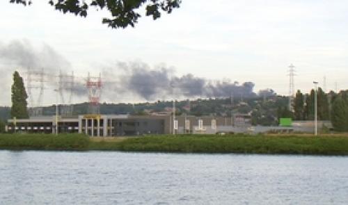 Beyne Heusay : spectaculaire incendie