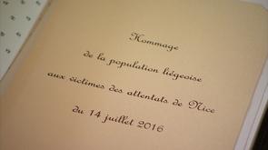 Condoléances des Liégeois après le massacre de Nice
