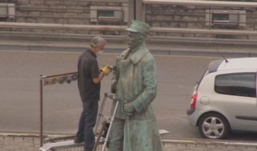 Outremeuse : la restauration de la statue du Lieutenant Général Bertrand