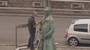 Outremeuse : la restauration de la statue du Lieutenant Général Bertrand