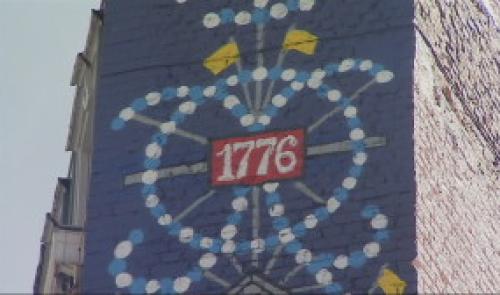 Fresque à l'occasion des 240 ans du Bouquet d'Outre-Meuse