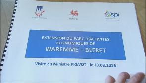 Waremme : extension du parc d'activités économiques