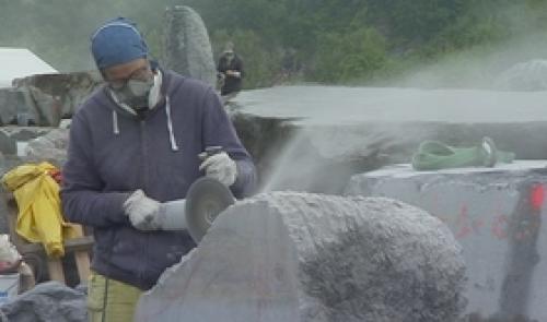 Sprimont: scultpeurs et pierre bleue
