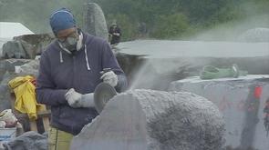 Sprimont: scultpeurs et pierre bleue