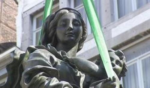 Liège : retour de la Vierge