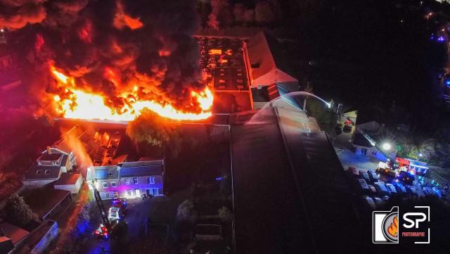 Important incendie à Grivegnée