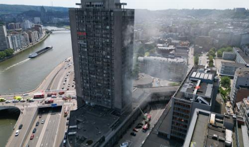 Incendie à la tour Kennedy : évacuation des appartements
