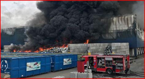 Incendie à Wandre: les pompiers en surveillance toute la nuit 