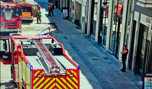Incendie au centre de Liège 