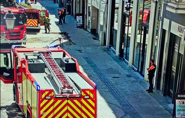 Incendie au centre de Liège 