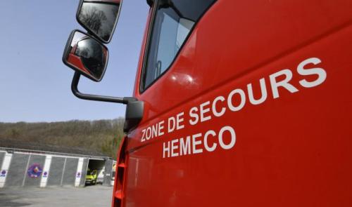 Incendie dans une habitation à Amay, deux personnes secourues par les pompiers