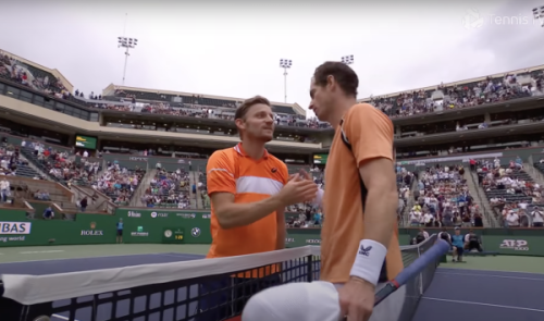 Indian Wells: David Goffin s'incline devant Andy Murray