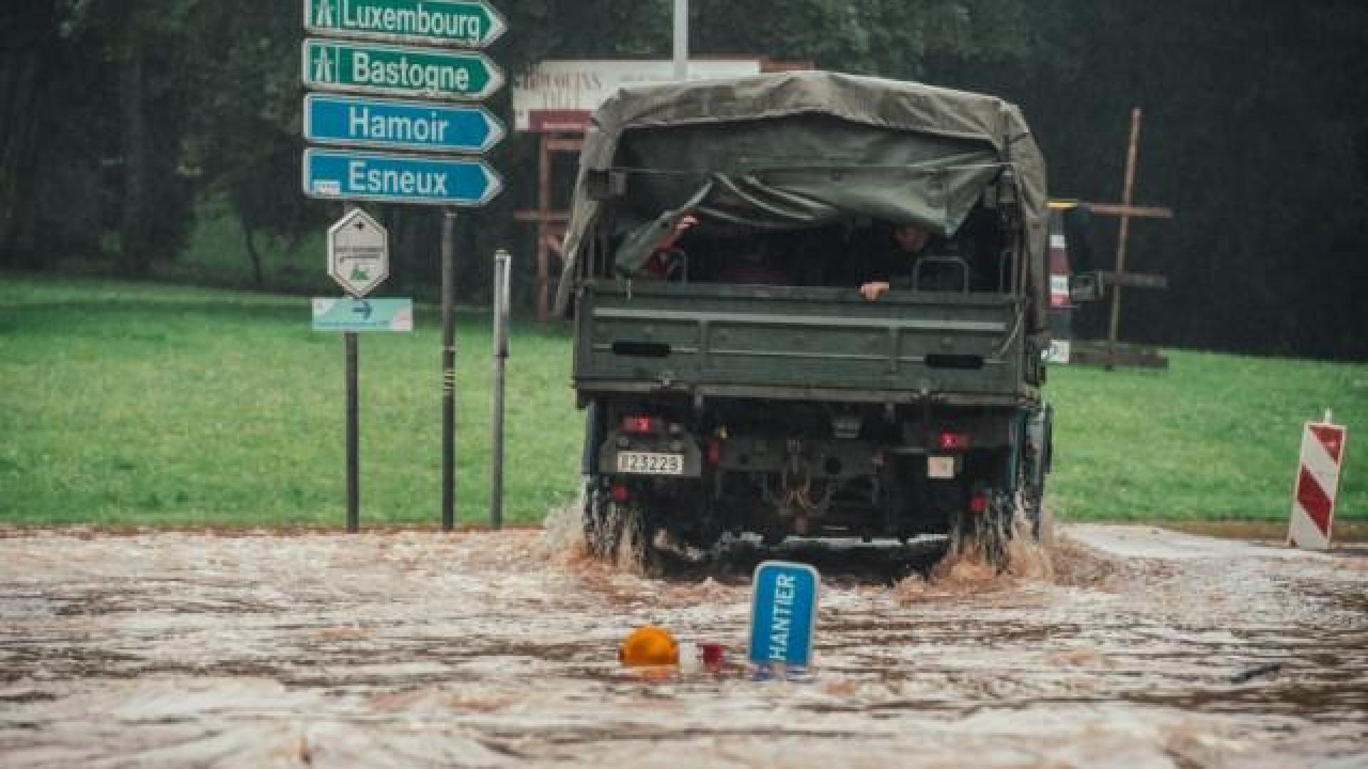 Intempéries : l'armée en renfort