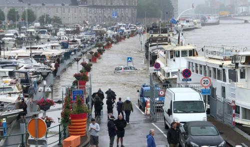 Intempéries : situation critique à Liège aussi