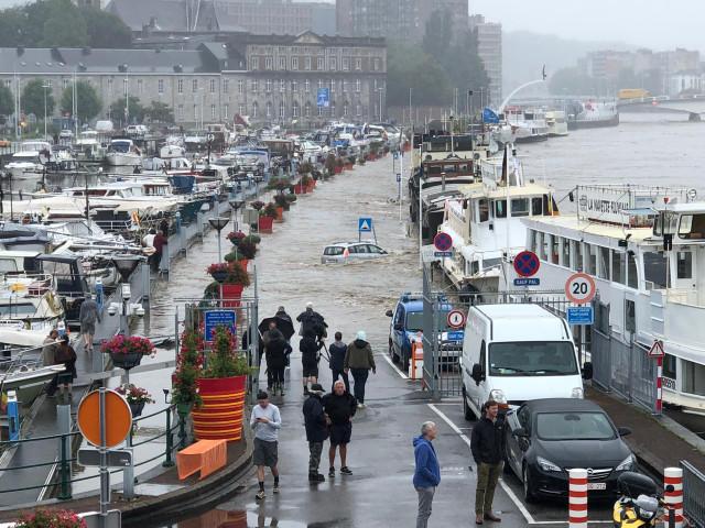 Intempéries : situation critique à Liège aussi