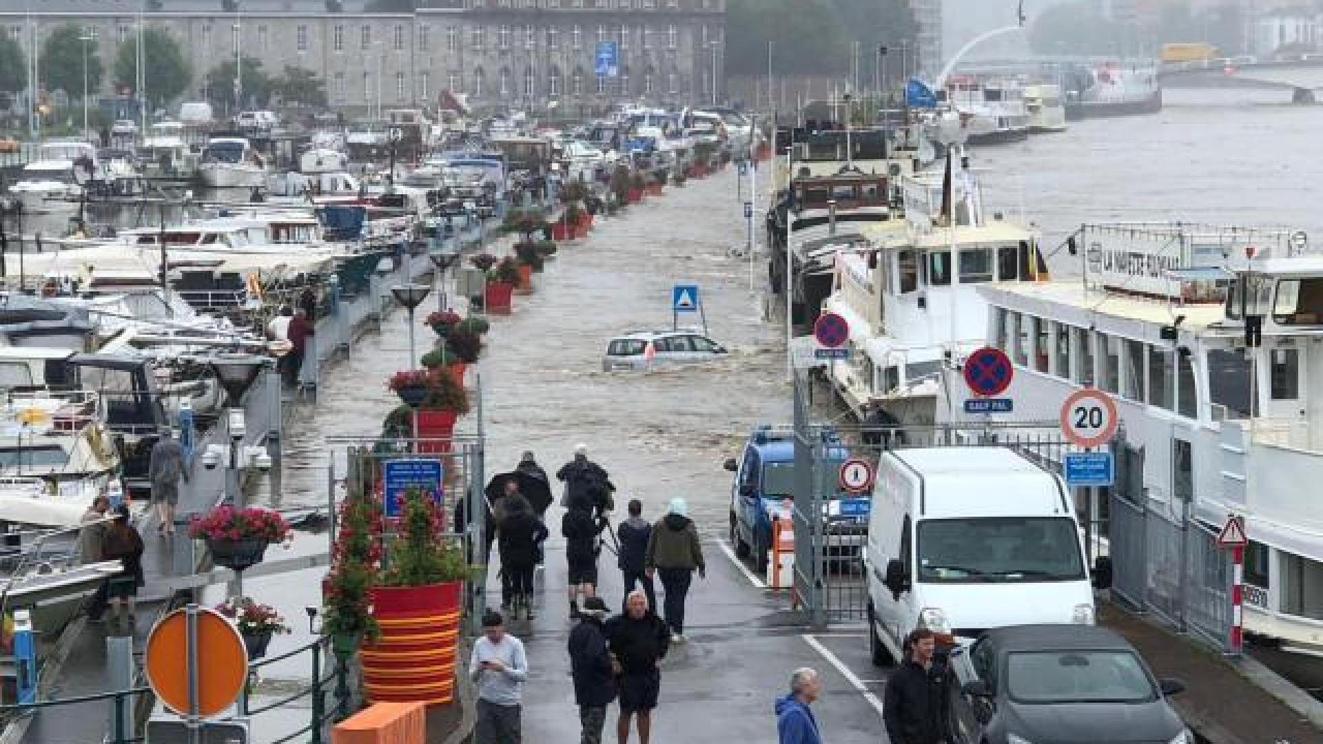 Intempéries : situation critique à Liège aussi