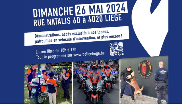 Invité : journées portes ouvertes à la Police de Liège