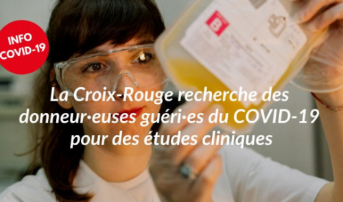 Invité : La Croix Rouge a besoin de votre plasma 