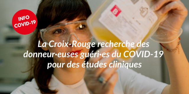 Invité : La Croix Rouge a besoin de votre plasma 