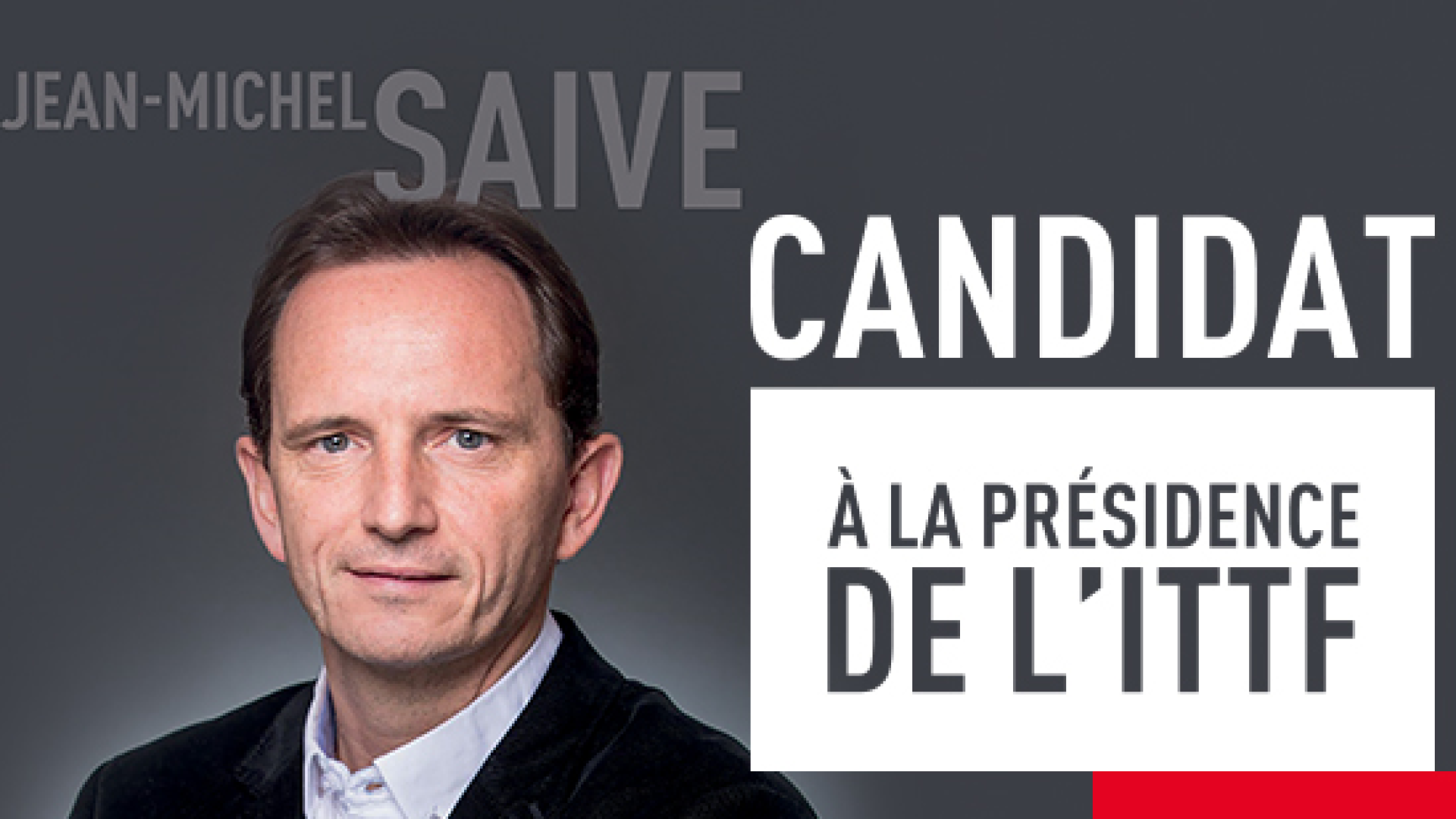 Jean-Michel Saive se lance dans la course à la présidence de l'ITTF