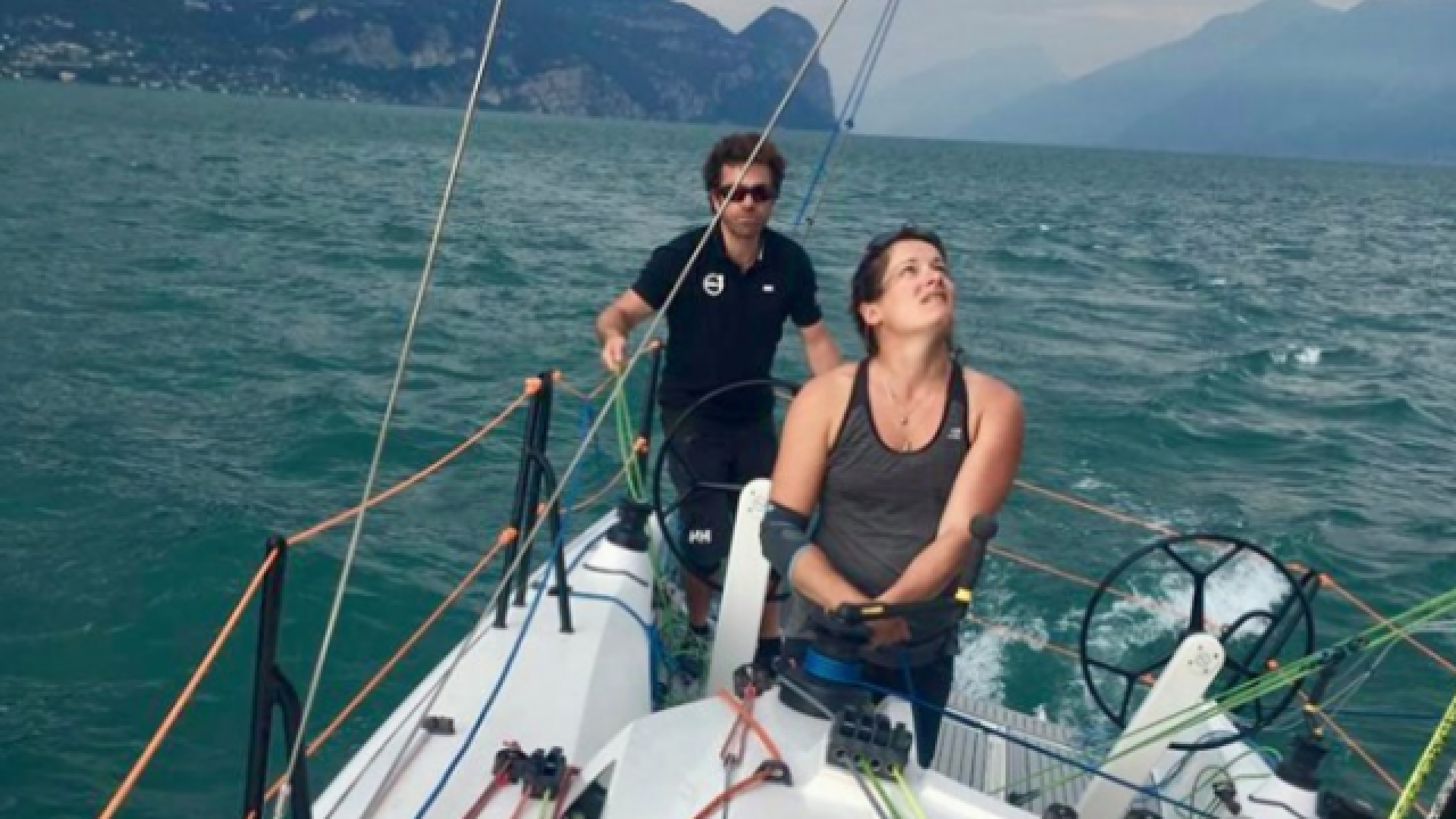 Jonas Gerckens au championnat d'Europe de course au large en double