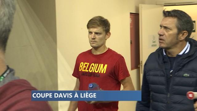 Julien Cagnina et David Goffin ensemble en Coupe Davis