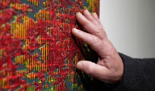 L'anatomie du tableau de Michael Kravagna : couleurs et matières en apothéose 