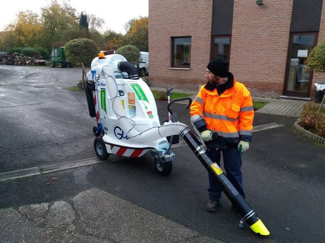 L'aspirateur Glutton dans sa version électrique, à Amay aussi 