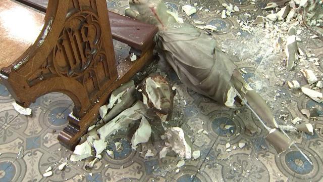 L’Église de Poulseur vandalisée 