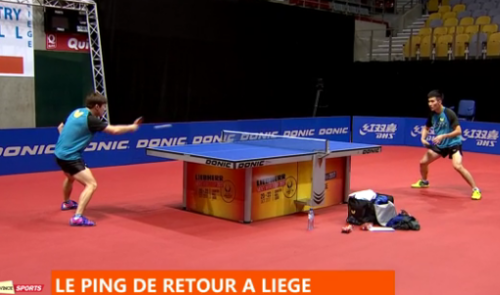 L'élite du tennis de table à Liège