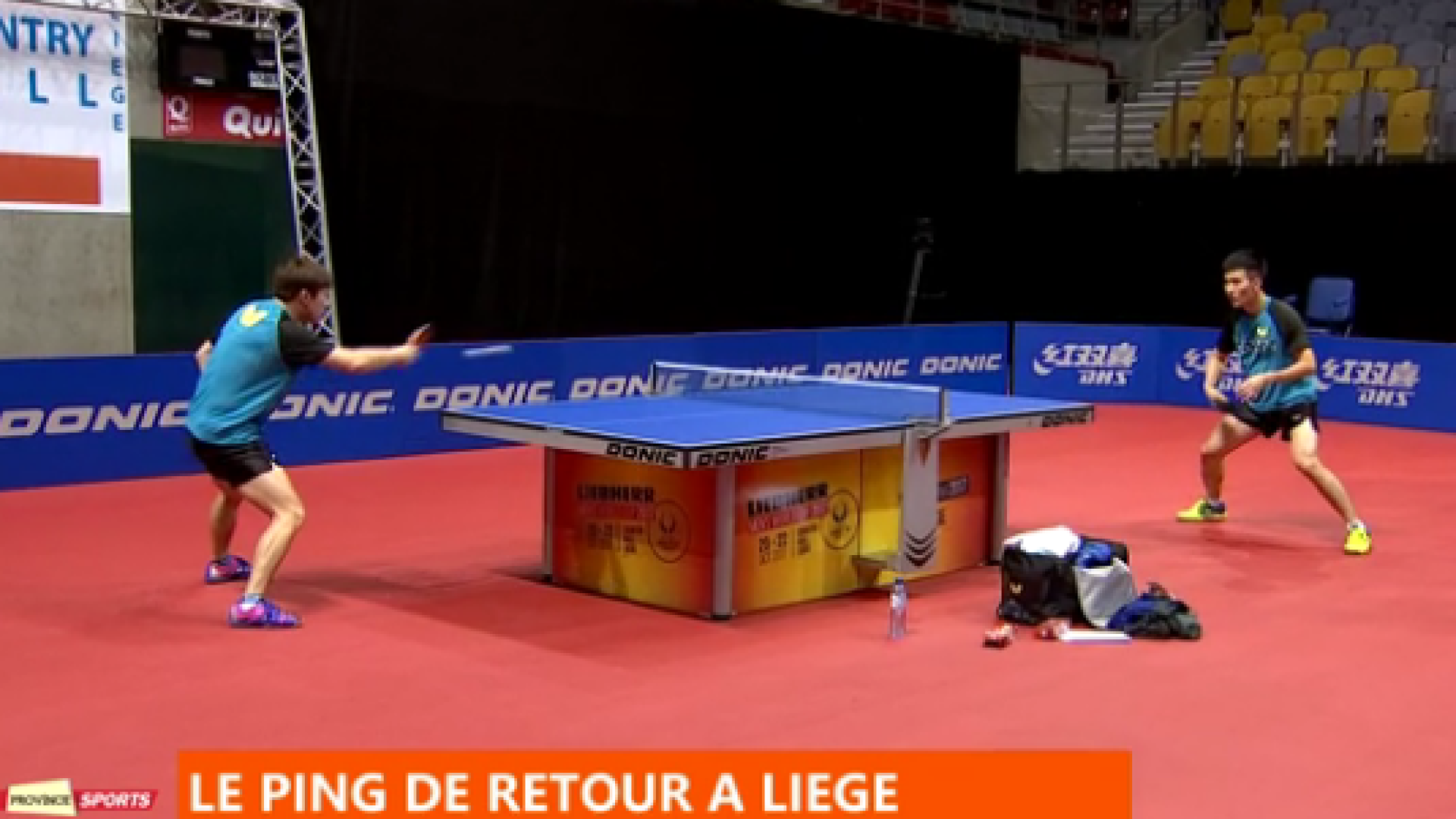 L'élite du tennis de table à Liège