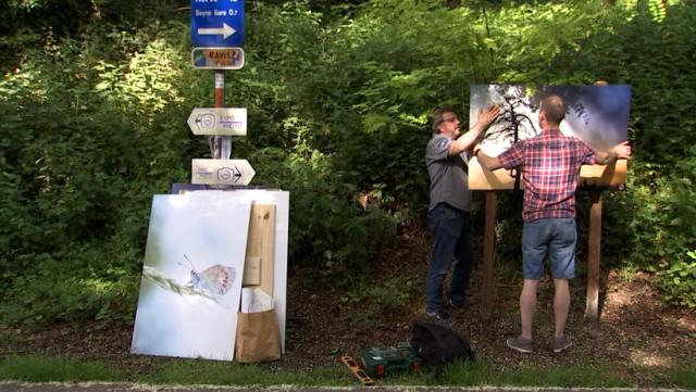 L'expo en plein air du Photo Club Beynois sur la Ligne 38 