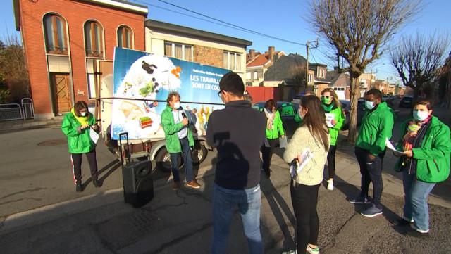 La caravane du non-marchand à Liège 