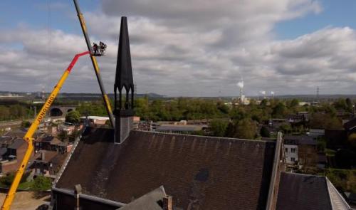 La chapelle du Collège Saint-Hadelin a retrouvé son clocher 