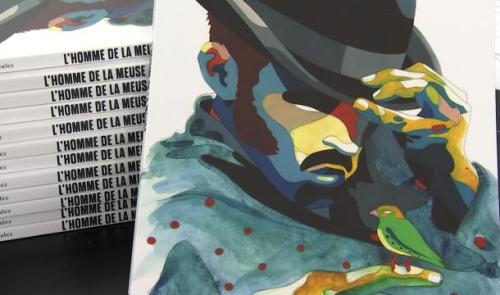 La fresque l 'Homme de la Meuse racontée dans un livre et une expo