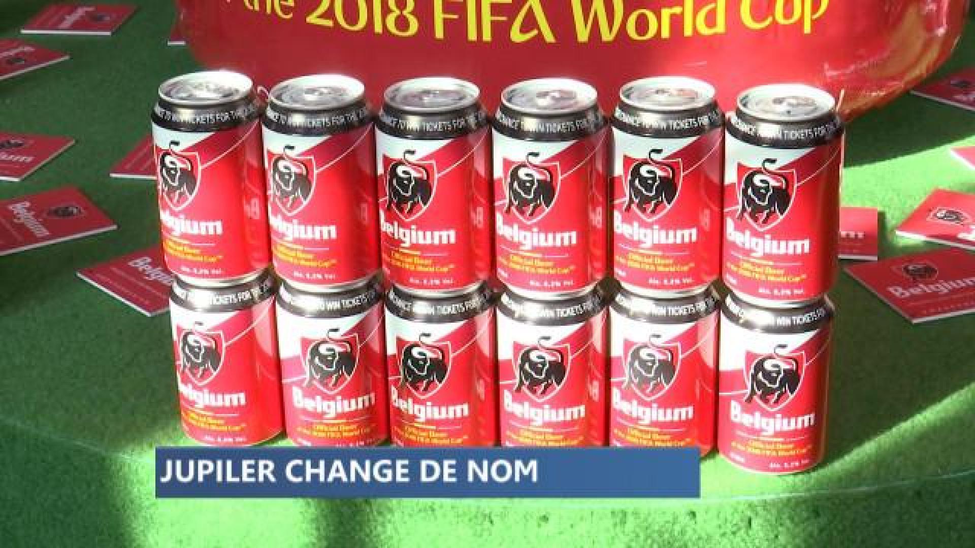 La Jupiler devient Belgium pour une durée déterminée