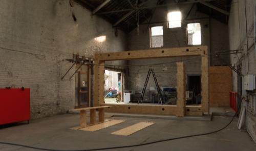 La première wikihouse de Belgique bâtie à Liège