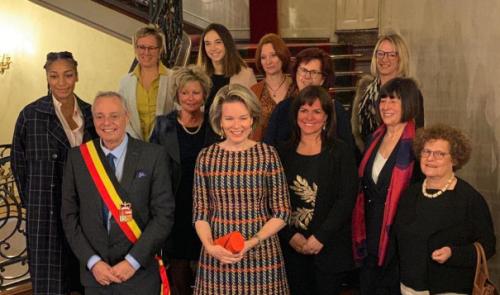 La Reine Mathilde en visite à Liège 