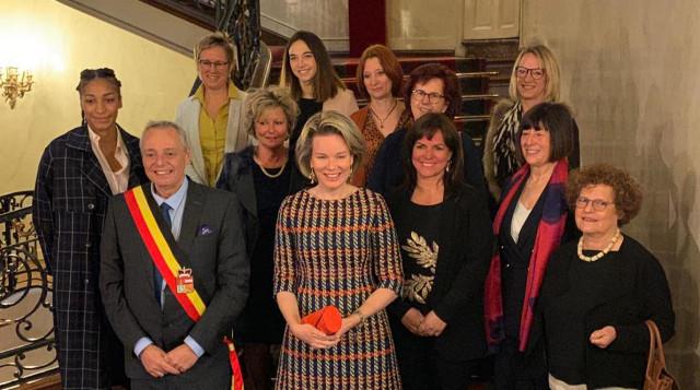 La Reine Mathilde en visite à Liège 