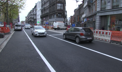 La rue Léopold remise en double sens de circulation