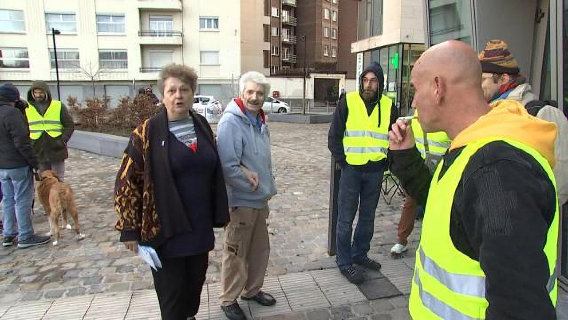 La Tour des Finances bloquée par les "Gilets Jaunes"