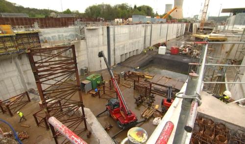 Le chantier du site éclusier d’Ampsin-Neuville ouvert au public le 7 mai