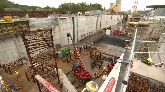 Le chantier du site éclusier d’Ampsin-Neuville ouvert au public le 7 mai