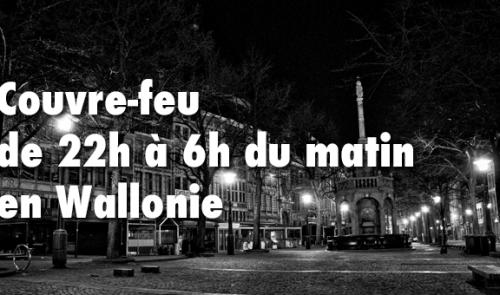 Le couvre-feu sera prolongé jusqu'au 13 décembre en Wallonie