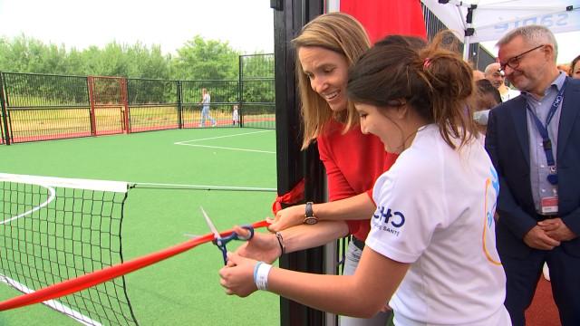Le MontLégia inaugure son terrain multisports pour les patients en pédiatrie