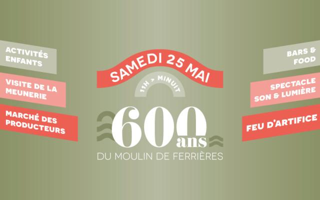 Le Moulin de Ferrières à Héron fête ses 600 ans ! 