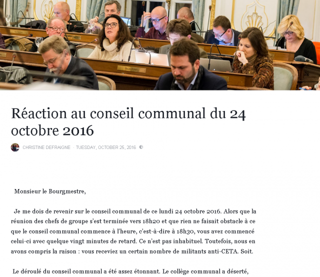 Le MR liégeois remonté après le conseil communal liégeois 