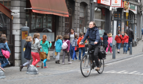 Augmentation marquée du nombre de cyclistes à Liège et Huy